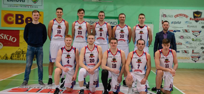 Kovo 30-ąją kviečiame palaikyti Rokiškio „Fenikso“ krepšinio komandą