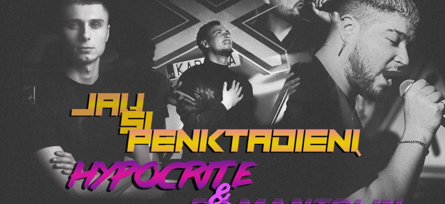 Penktadienį pub'e „Karieta“ – grupė „Hipokritai“ ir DJ MantOlin