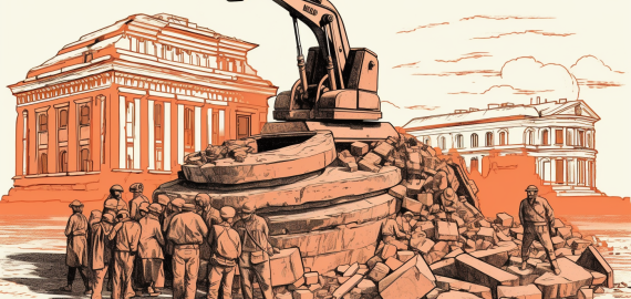 Įsigalioja viešųjų erdvių desovietizacijos įstatymas