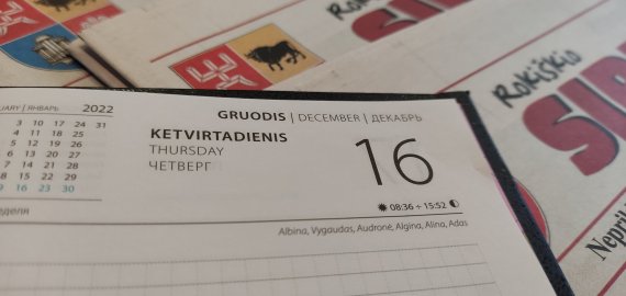 Gruodžio 16-oji Lietuvoje ir pasaulyje