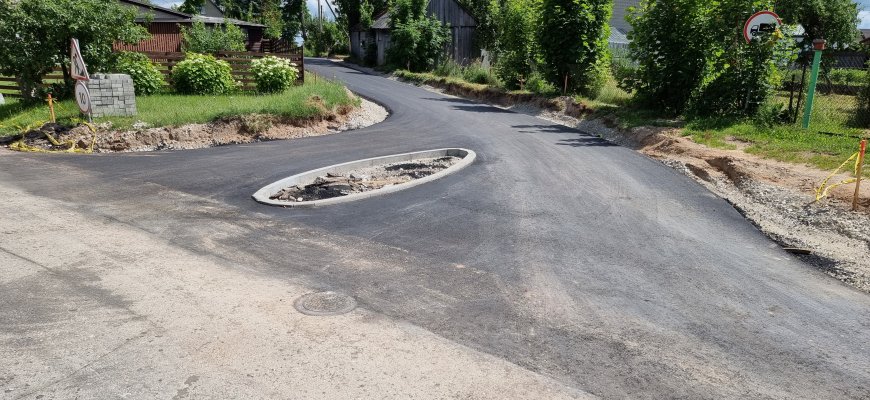 Baigiama remontuoti Pagojės gatvės atkarpa (video+foto)