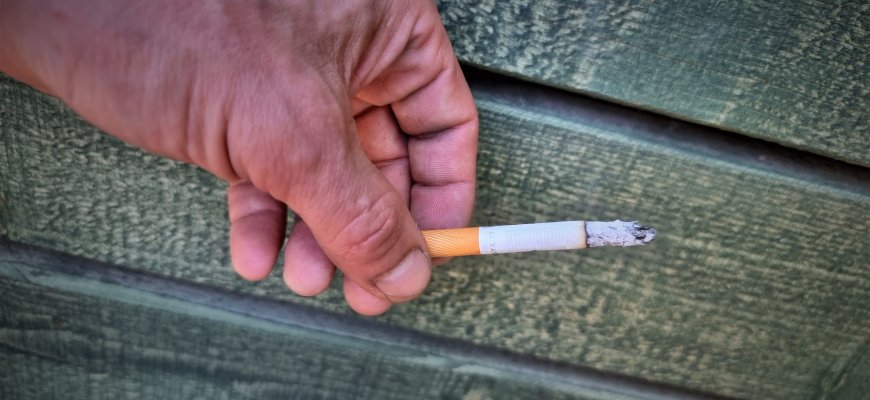 Rasta cigaretės nuorūka su narkotine medžiaga
