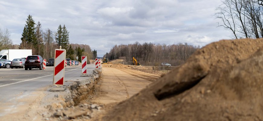 Pradėta likusio kelio Vilnius–Utena ruožo rekonstrukcija