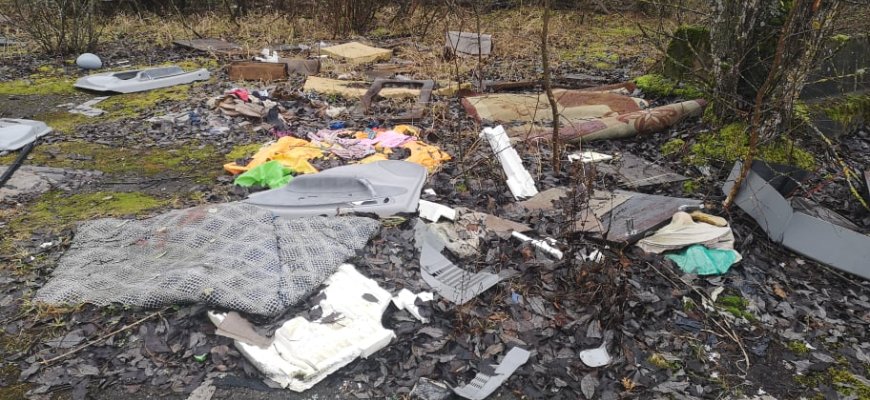 Pagarsėjęs šiukšlynas – privačioje teritorijoje (foto)