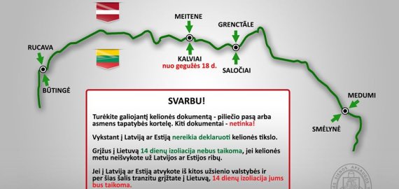 Atidaromas dar vienas pasienio su Latvija kontrolės punktas