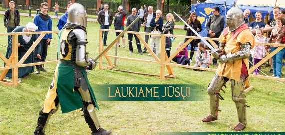 Liepos 6-ąją tracinis tarptautinis viduramžių turnyras „Roko kalavijas“
