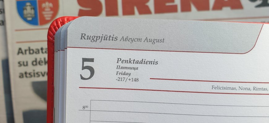 Rugpjūčio 5-oji Lietuvoje ir pasaulyje