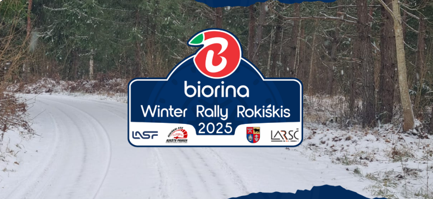 Pagrindinė informacija apie „Biorina Winter Rally Rokiškis 2025“