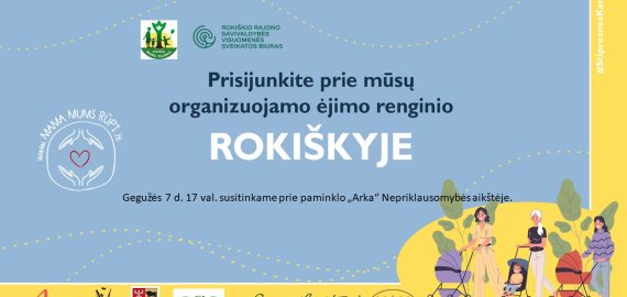 Kviečiame Rokiškio mamas stabtelėti ir pabūti kartu