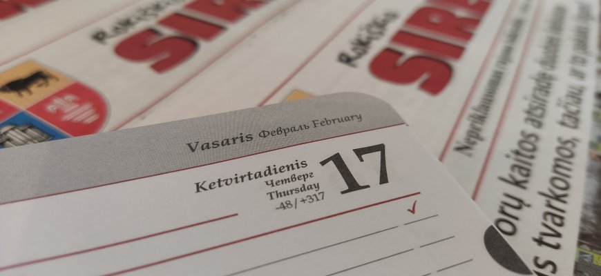 Vasario 17-oji Lietuvoje ir pasaulyje