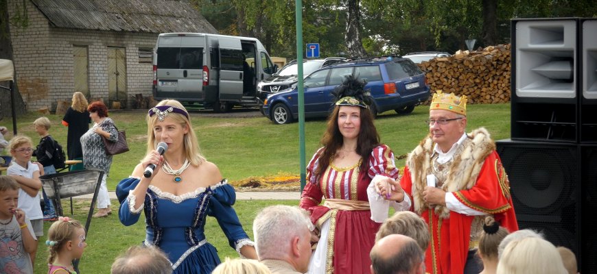 Laibgaliuose viduramžių šokiais palydėti gandrai, atnešę 3 naujagimius (foto+video)