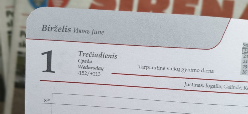 Birželio 1-oji Lietuvoje ir pasaulyje