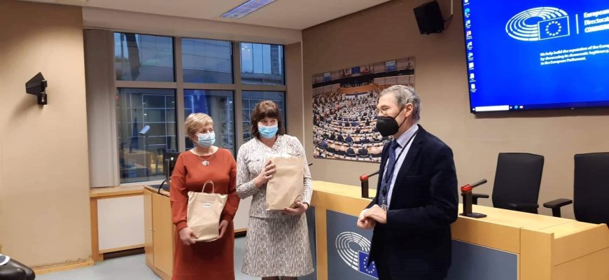 Juodupės gimnazijos mokytojos Rimos Šimėnienės kelionė į Europos parlamentą Briuselyje (foto)