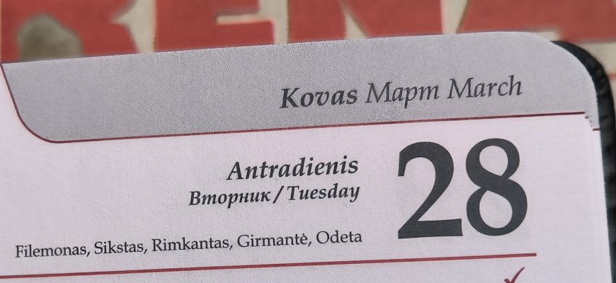 Kovo 28-oji Lietuvoje ir pasaulyje