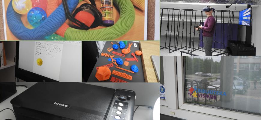Biblioteka prisitaiko prie naujausių technologijų, skirtų neįgaliesiems (foto)