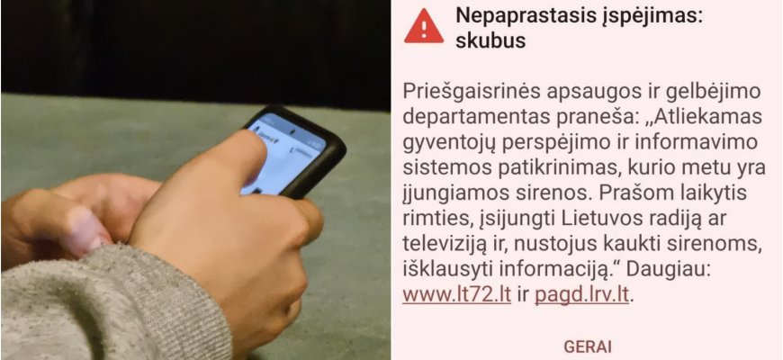 Pasitikrinkite dar kartą: primena, kaip telefone įsijungti perspėjimo pranešimus