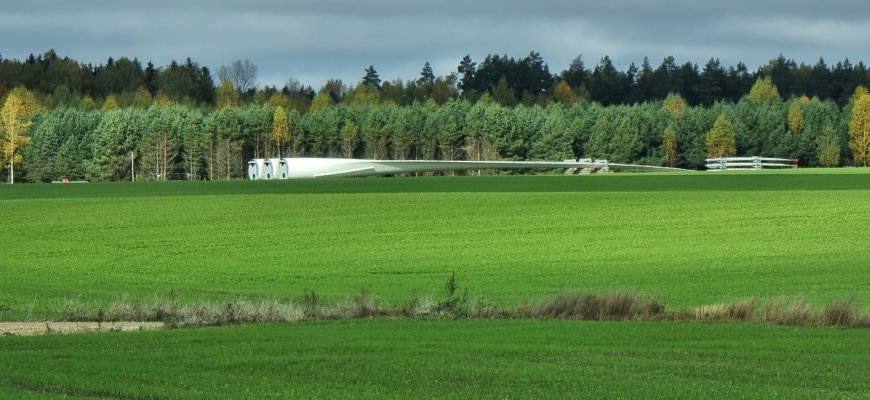 Vėjo jėgainių parkas Kamajų seniūnijoje (video+foto)