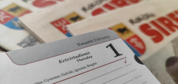 Vasario 1-oji Lietuvoje ir pasaulyje