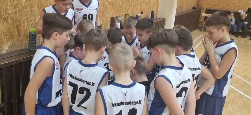 Jauniausieji Rokiškio krepšininkai sužaidė pergalingai