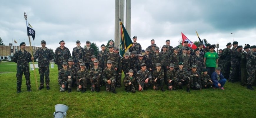 Pandėlio gimnazijos jaunųjų šaulių pasižadėjimo ceremonija (foto)