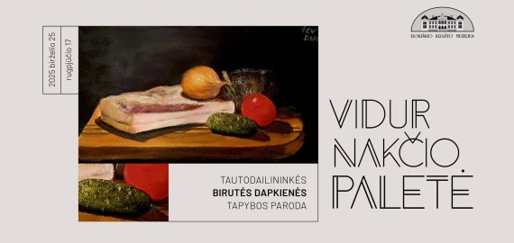 B. Dapkienės parodos VIDURNAKČIO PALETĖ pristatymas