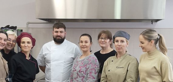 Rokiškio profesinio mokymo centre svečiavosi vieno geriausių Lietuvos restoranų šefo dešinioji ranka Valdas Keršulis