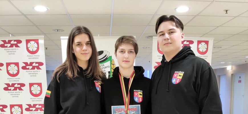 Rokiškio KKSC šaulė Gustė Mickytė tapo Lietuvos vicečempione