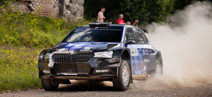 Technikos aukų pareikalavusiose „CBet Rally Rokiškis“ varžybose – V. Žalos ir I. Pūkio triumfas (foto)