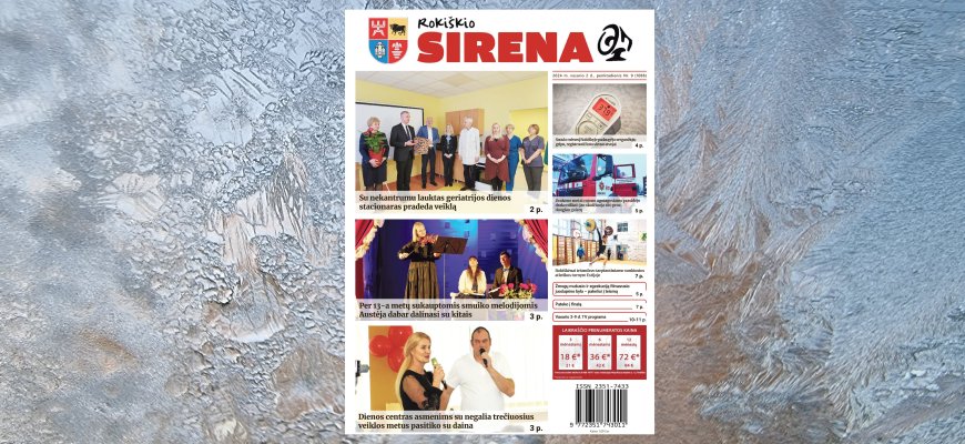 Pirmasis paskutinio žiemos mėnesio „Rokiškio Sirena“ numeris paruoštas!