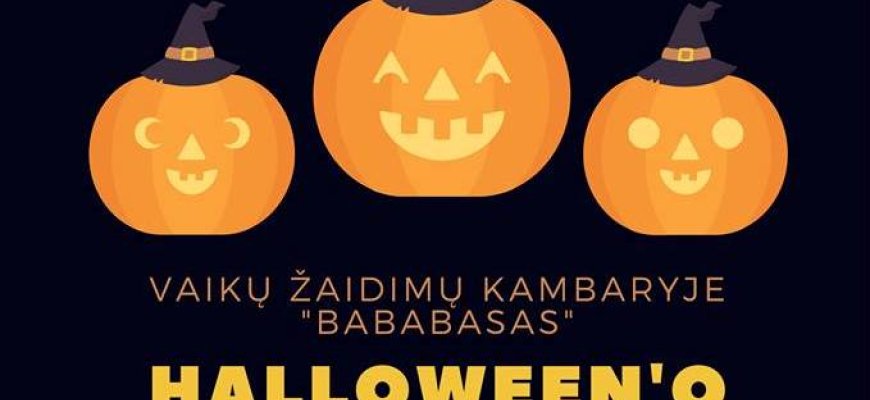 Raganų ir raganių vakarėlis vaikų žaidimo kambaryje „Bababasas“