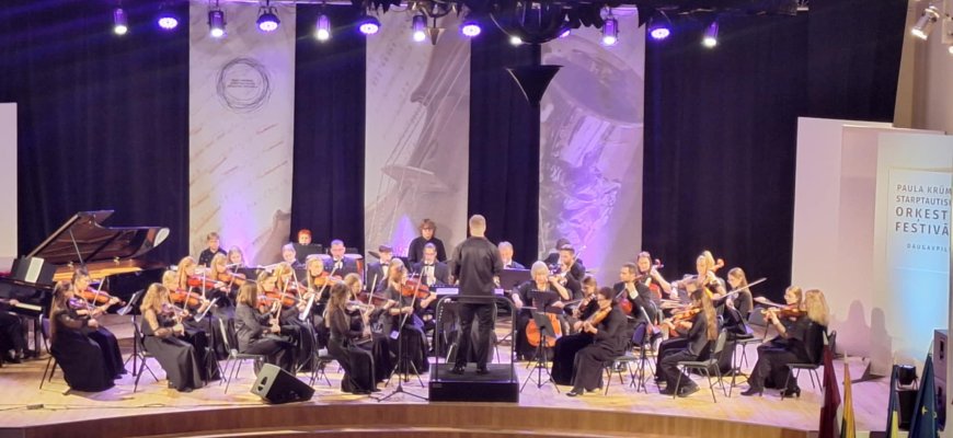 Rokiškio orkestro pasirodymas sužavėjo publiką