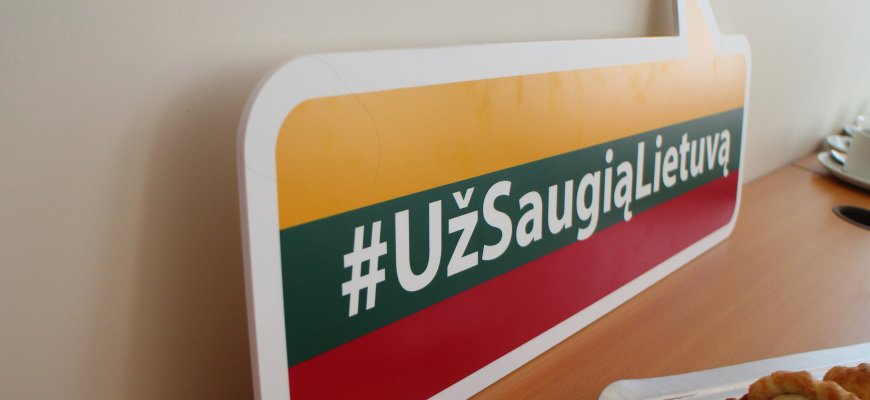 Kampanijai „Už saugią Lietuvą“ – dveji
