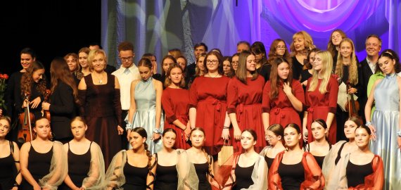 Jubiliejiniame vakare – Rudolfo Lymano muzikos mokyklos orkestro debiutas ir kitos staigmenos  (video+foto)