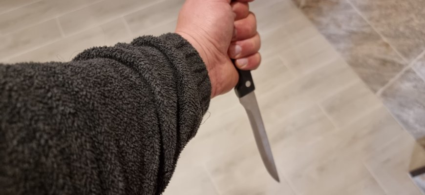 Jaunesnis brolis peiliu sužalojo mažiau girtą vyresnį brolį