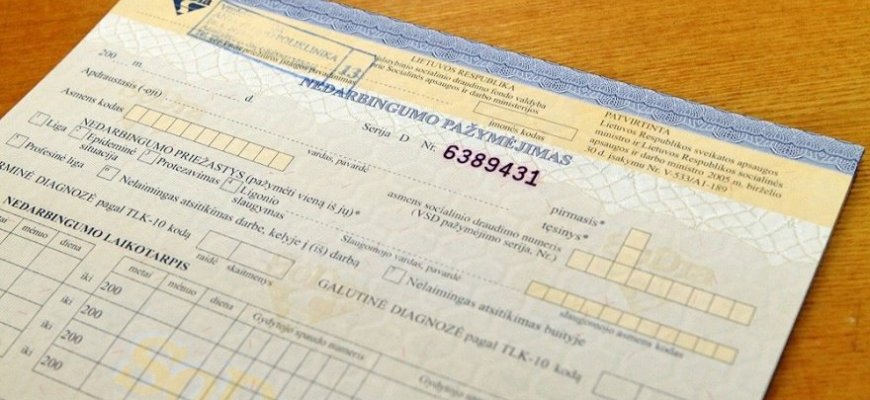 Siūloma, kaip palengvinti nedarbingumo suteikimo tvarką