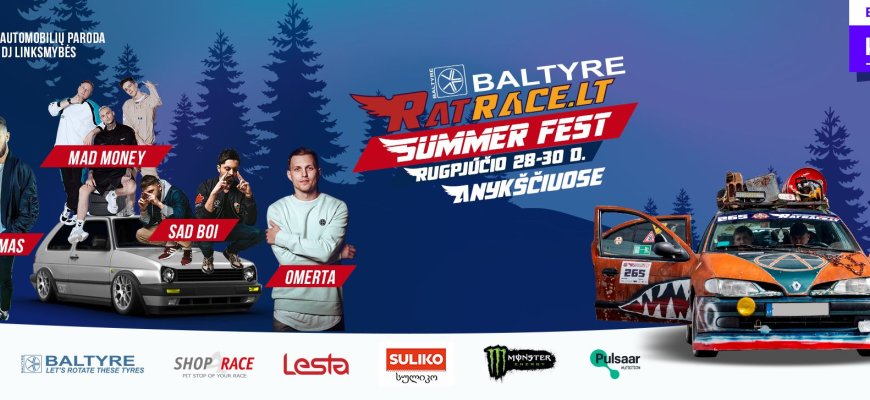 Kviečia į „RatRace.lt“ vasaros užbaigimo festivalį Anykščiuose