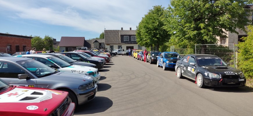 „Battery Mini Rally Juodupė 2023“ sėkmingi rokiškėnų finišai (foto)