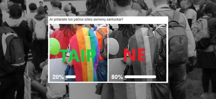 Tos pačios lyties santuokai rokiškėnai nepritaria