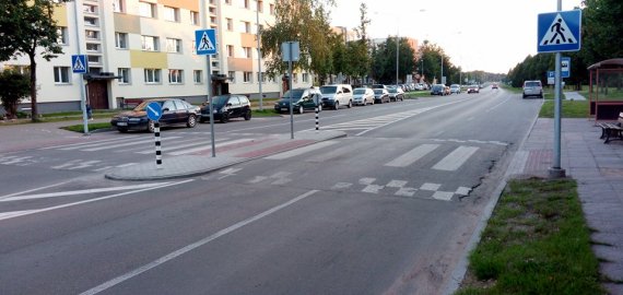 Pėsčiųjų perėjoje partrenktas vaikas - sunkios būklės