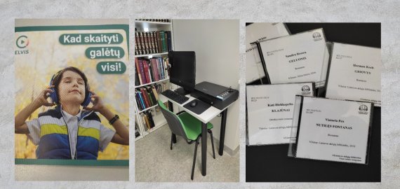 Skaitymo paslaugos neįgaliesiems Rokiškio Juozo Keliuočio viešojoje bibliotekoje