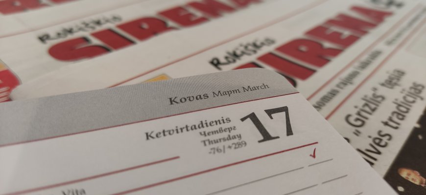 Kovo 17-oji Lietuvoje ir pasaulyje