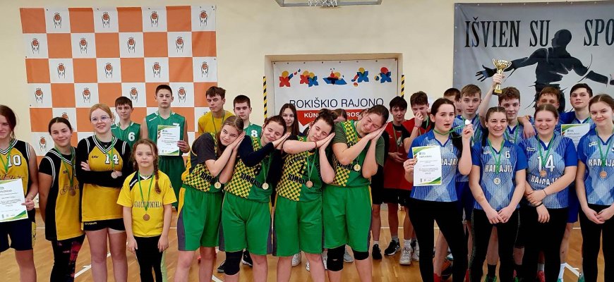 Krepšinio 3x3 finale – Kamajų Antano Strazdo gimnazija