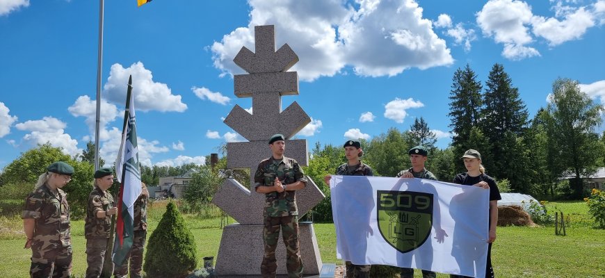 L. Grigonio šaulių kuopa nuo šiol turės oficialią emblemą (foto)
