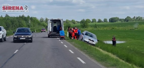 Įvykis kelyje Rokiškis-Panemunėlis (video)