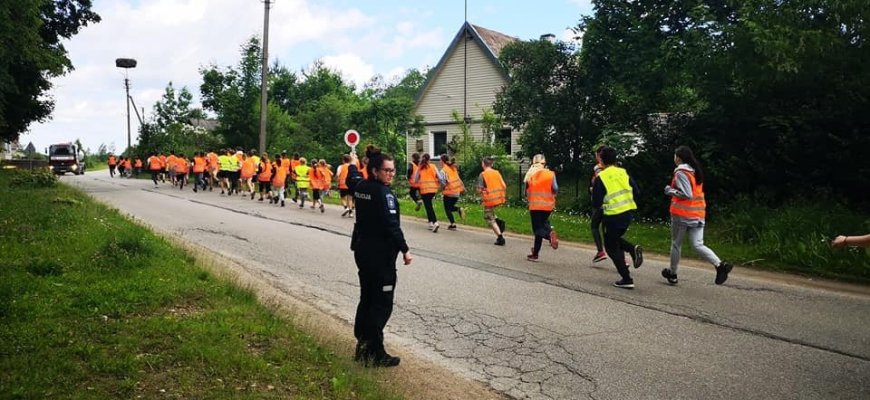 Pagarbos bėgimas, skirtas Gedulo ir Vilties dienai paminėti (foto)