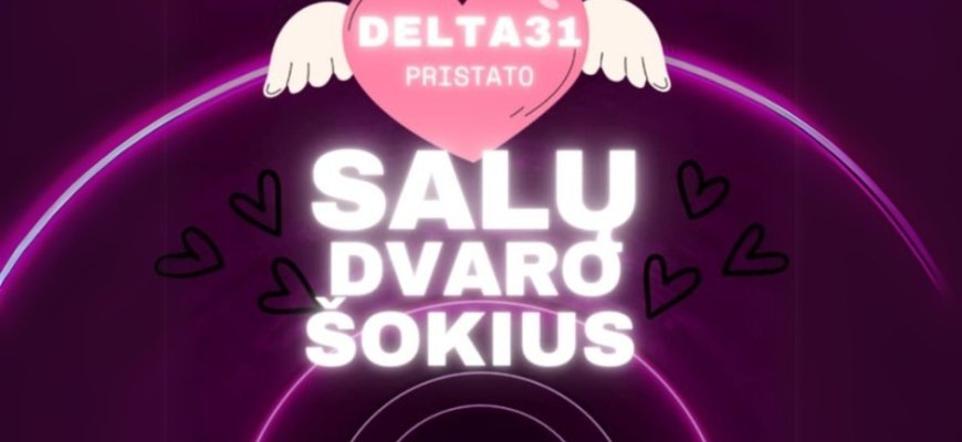 Valentino dienos diskoteka moksleiviams Salų dvare