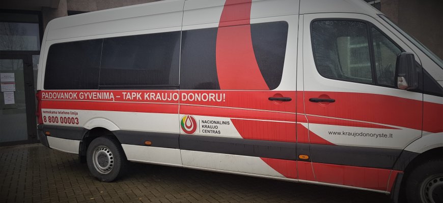 Pertvarkomas Nacionalinis kraujo centras, atsisakoma dalies etatų