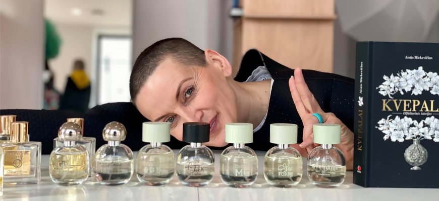 Rokiškio krašto muziejuje meninės parfumerijos patyrimai su Edita Vigėlyte