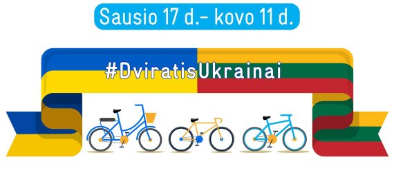 Rokiškis jungiasi prie akcijos: kviečia dovanoti dviračius ukrainiečiams