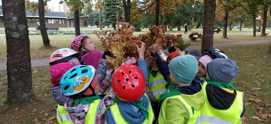 Rokiškio lopšelyje-darželyje ,,Pumpurėlis“ rugsėjo 22-29 d. vyko projektas ,,Rudens linksmadieniai“